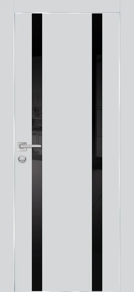 Фото Межкомнатная дверь PX-9  AL кромка с 4-х ст. Сапфир матовый